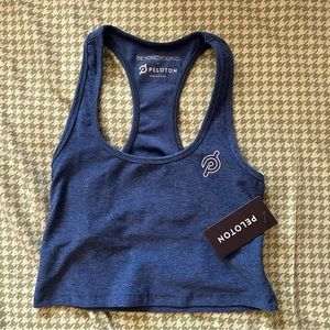 Peloton slip back cropped tank size M